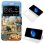 Cool Funda Flip Cover Dibujos City para iPhone 7 Plus / iPhone 8 Plus
