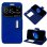 Cool Funda Flip Cover Liso Azul para iPhone 7 Plus / iPhone 8 Plus