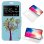 Cool Funda Flip Cover Dibujos Árbol para iPhone X / iPhone XS