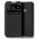 Coole schlichte schwarze Flip-Cover-Hülle für Oppo A15 / A15s