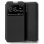 Cool Funda Flip Cover Liso Negro para Realme 8i / Narzo 50