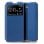 Fantastica custodia Flip Cover blu tinta unita per Samsung A136 Galaxy A13 5G / A04s