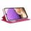 Étui à rabat rose uni cool pour Samsung A326 Galaxy A32 5G