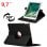 Cool Funda Giratoria Polipiel Negra para iPad Air / Air 2 / Pro / iPad 2017 / iPad 2018 hasta 9.7"