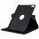 Étui rotatif en similicuir noir cool pour iPad Mini 6 (2021) / Mini 7 (2024)