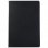 Custodia girevole in similpelle liscia nera per Samsung Galaxy Tab S7 FE T736 12,4"