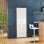 Cecotec Bolero CoolMarket Combi 356 White Glass D Frigorífico Combi D Cristal Blanco