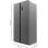 Cecotec Bolero CoolMarket SBS 430 Dark Frigorífico Americano Side by Side E Acero Inoxidable