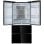 Frigorífico Americano Cecotec Bolero CoolMarket FD 510 Glass Total No Frost 183cm 510L E Negro Display Door Inverter