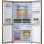 Cecotec Bolero CoolMarket 4D 564 Glass Frigorífico Americano Cuatro Puertas E Cristal Negro
