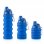 Bottiglia in silicone pieghevole Innovagoods Bentle da 500 ml Blu