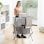 InnovaGoods Cloxy Tendedero Metálico con 3 Alturas Plegable/Extensible 11 Barras