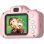 Câmara AgfaPhoto Realikids Cam Mini 12MP Estabilização Rosa
