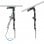 TooQ Soporte de Techo para Pantallas 23"-55" Negro