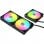 Lian-Li UNI FAN AL V2 120 Triple Pack Ventilateur supplémentaire Noir