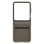 Capa de couro ecológico Samsung Flap Capa de couro ecológico taupe para Galaxy Z Flip5
