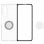 Samsung Clear Gadget Case para Galaxy Z Fold5 Transparente