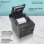 Bondrucker UNYKAch POS5 Thermodruck USB/LAN Schwarz