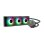 Flüssigkeitskühlung UNYKAch AquaStorm 360 360mm 3 Lüfter RGB