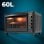 Cecotec Bake&Toast 6090 Black Gyro Horno Convección de Sobremesa 60L 2200W Negro