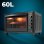 Cecotec Bake&Toast 6090 Black Gyro Horno Convección de Sobremesa 60L 2200W Negro