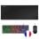 Mars Gaming MCPX Combo Gaming Teclado Francés + Ratón + Alfombrilla XXL Negros