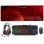 Mars Gaming MCPRGB2 Combo Gaming tastiera francese + mouse + tappetino per mouse XXL + cuffie nere