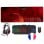 Mars Gaming MCPRGB2 Combo Gaming Teclado Francés + Ratón + Alfombrilla XXL + Auriculares Negros