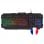 Mars Gaming MCPRGB2 Combo Gaming Teclado Francés + Ratón + Alfombrilla XXL + Auriculares Negros