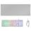 Mars Gaming MCPX Combo Gaming Teclado Francés + Ratón + Alfombrilla XXL Blancos
