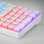 Mars Gaming MKULTRA Teclado Mecánico Blanco Switch Azul (FR)