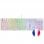 Mars Gaming MK422 Clavier Gaming Mécanique RGB Blanc Switch Bleu (FR)