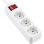Multiprise Kopp 3 prises avec interrupteur lumineux 1,4 m