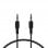 Cabo de extensão Ksix Jack de 3,5 mm 1,5 m preto