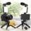 InnovaGoods Kit Vlogging com Luz Microfone e Comando Plodni