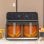 Innovagoods Fryinn Double 8000 Freidora de Aire 3400W 8 Litros Negra