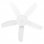 Orbegozo CP 116116 Ventilador Techo con Luz LED y Mando 116cm 40W Blanco