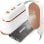Duronic HS90 WE Plancha de Viaje 2 en 1 Giratorio con Mango Plegable