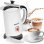 Duronic MF130 Espumador de Leche Caliente/Fría 550W Base Inalámbrica 360°