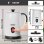 Duronic MF130 Espumador de Leche Caliente/Fría 550W Base Inalámbrica 360°