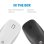 HP 410 Ratón Inalámbrico Bluetooth de Perfil Bajo 1200 DPI Blanco