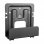 Aisens MPC02-155 Universal-Wandhalterung für Mini-PC/Router, Schwarz