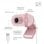 Logitech Brio 100 Webcam FullHD Rosa