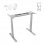 Kimex 150-2401W Base de Escritorio Motorizada Regulable Gris