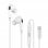 Cool Auriculares Stereo Con Micro para iPhone Blancos