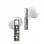 Fantastiche cuffie stereo Bluetooth Dual Pod Vision bianche