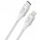 Cabo USB de nylon legal tipo C para Lightning 1,2 m branco