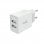 Cooles Universal-Netzwerkladegerät, Eingang 2 x USB 2,4 A, Weiß