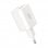Cooles universelles Netzwerkladegerät Schnellladegerät Dual 2x USB-C 35W Weiß