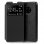 Cool Funda Flip Cover Liso Negro para Honor 50 Lite/Nova 8i